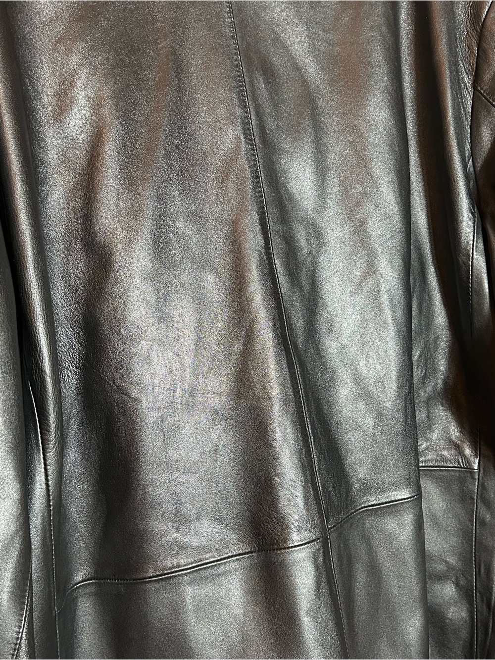 Wilson’s Leather Men’s 2 Button Leather Blazer Jacket, Black, Size 2X, Like New! - Picture 8 of 16